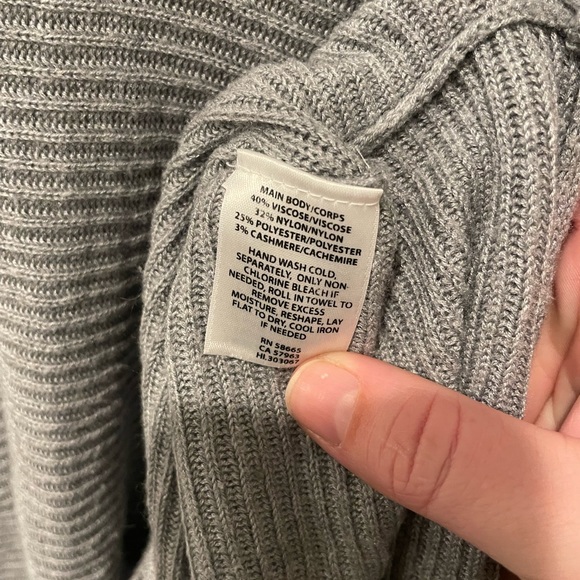 Trouvé Gray Knit Crewneck Sweater Women’s Size XS - Picture 3 of 6